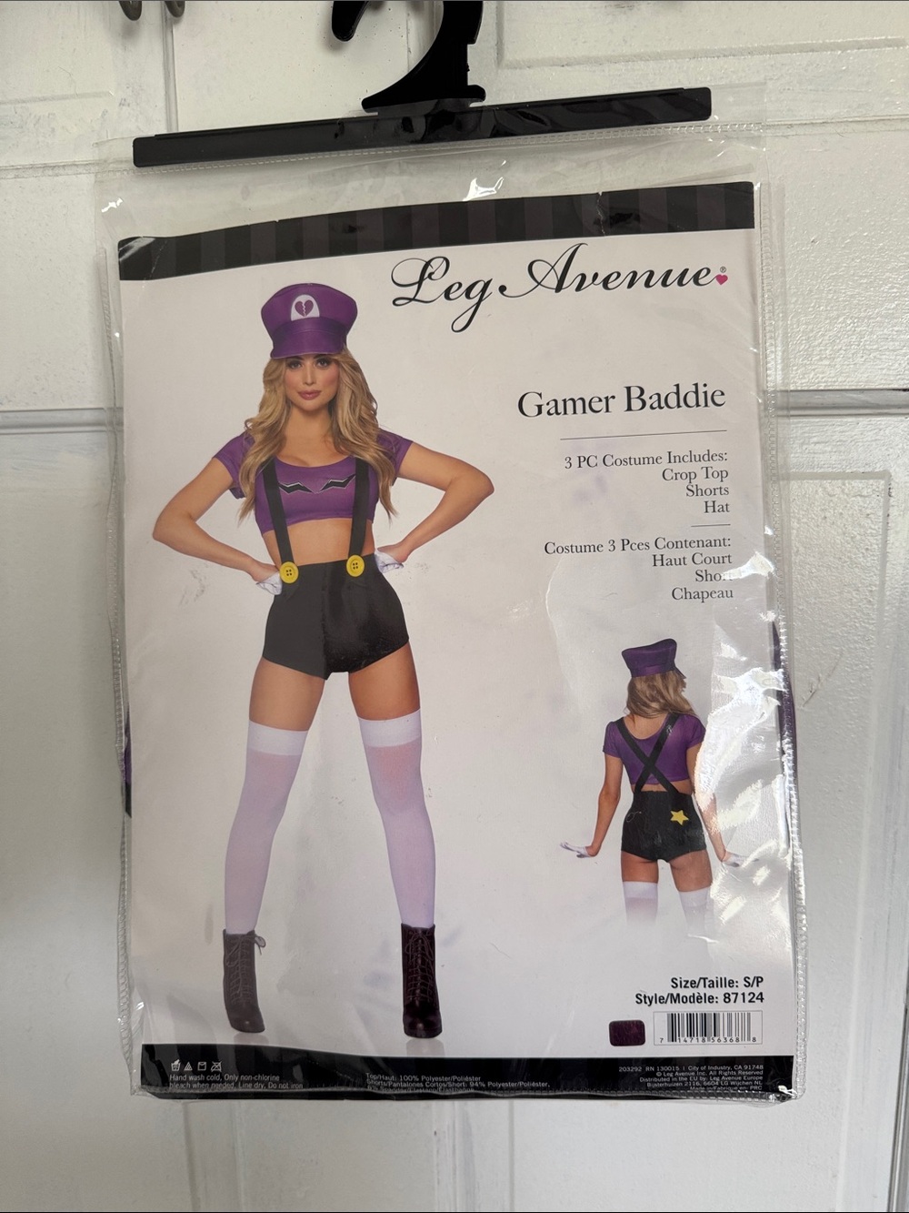 Leg Avenue Purple Gamer Baddie adult Costume